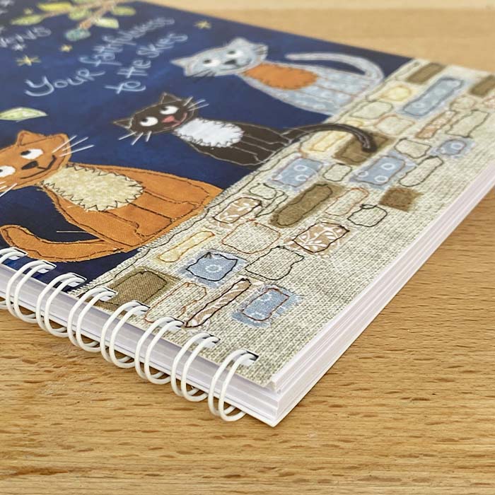 Hannah Dunnett Your Love Lord Reaches to the Heavens notebook close up