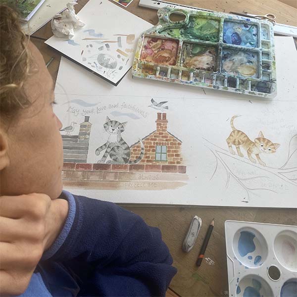 Hannah Dunnett cat design ideas