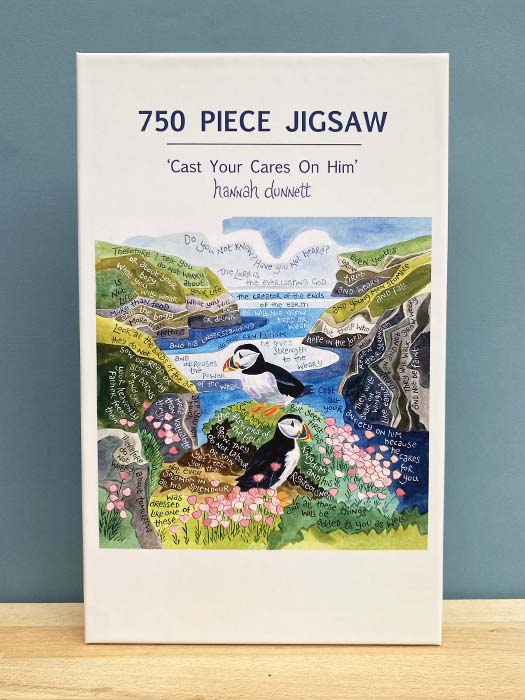 Hannah Dunnett Cast Your Cares on Him Jigsaw main image