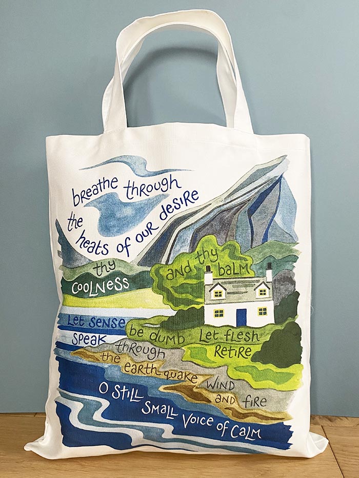 Small Voice of Calm Canvas Bag - Image 2