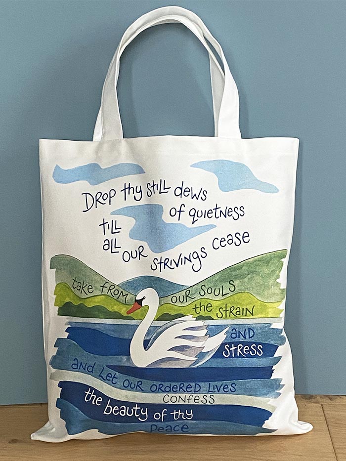 Hannah Dunnett Small Voice of Calm Canvas Bag front image