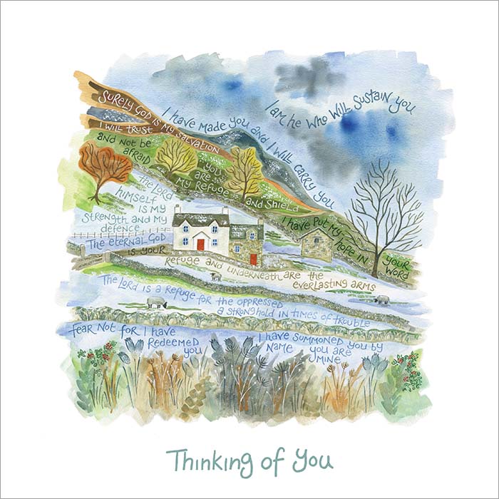 Hannah Dunnett Thinking of You Card Hillside Design