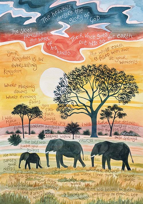 Hannah Dunnett A Spring Whose Waters Never Fail greetings card