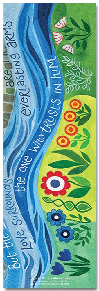 Hannah Dunnett He is with you bookmark back image