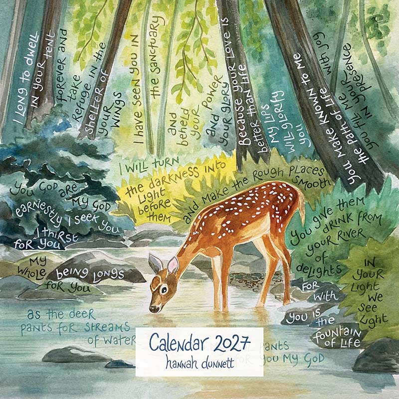 Hannah Dunnett 2027 Large Calendar Cover Image