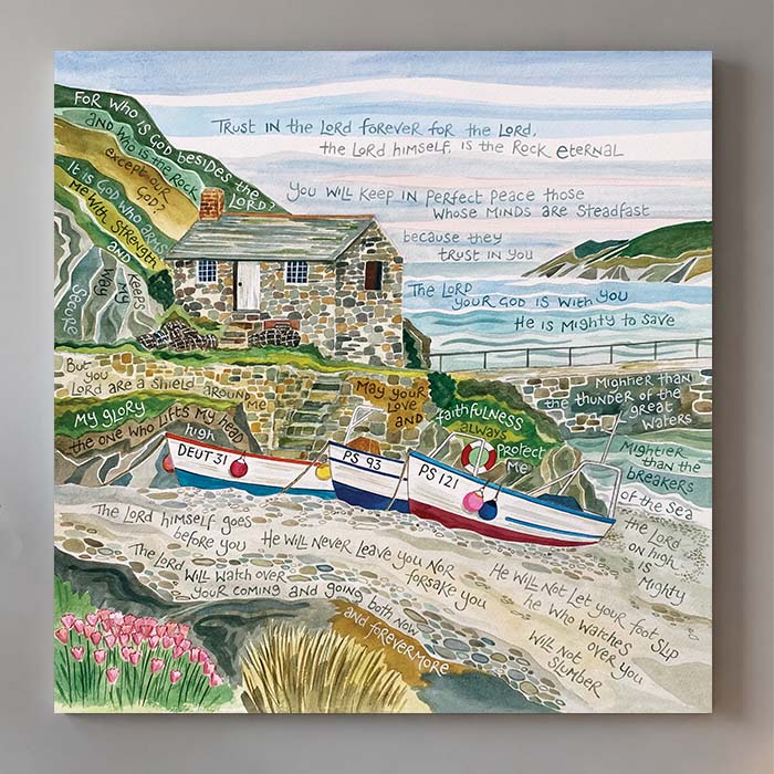Hannah Dunnett Trust in The Lord Canvas Art Print