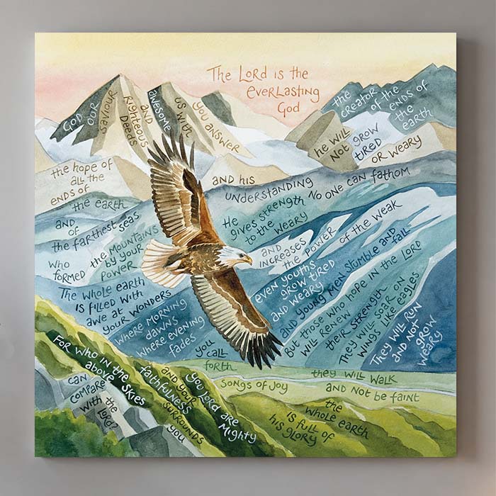 Hannah Dunnett Wings Like Eagles Canvas Art Print